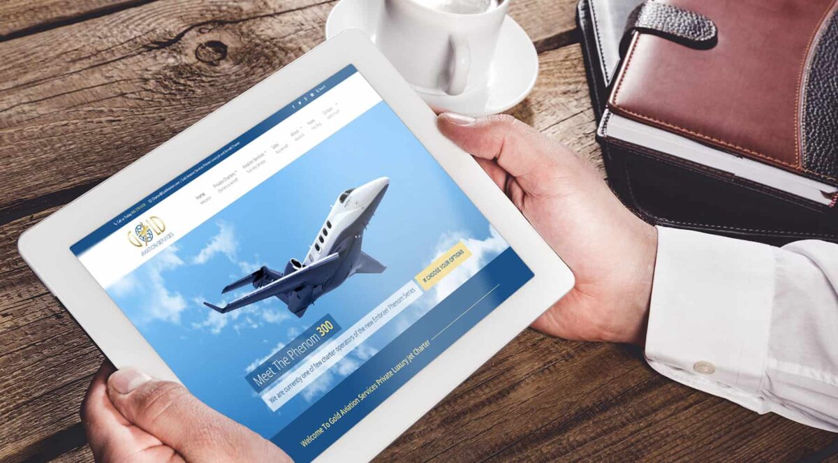 Gold Aviation - Website Design, Development & SEO