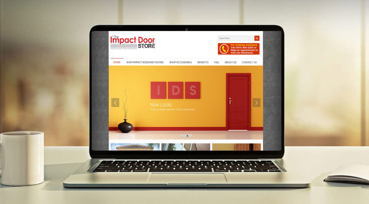 The Impact Door Store Website Design